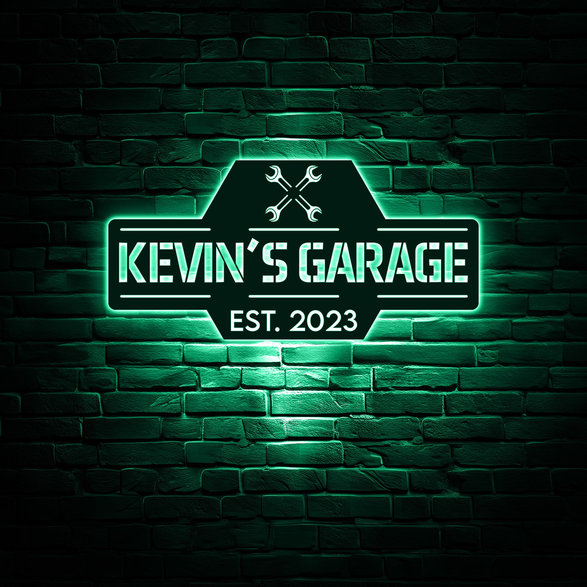 personalized metal garage sign for dad 3