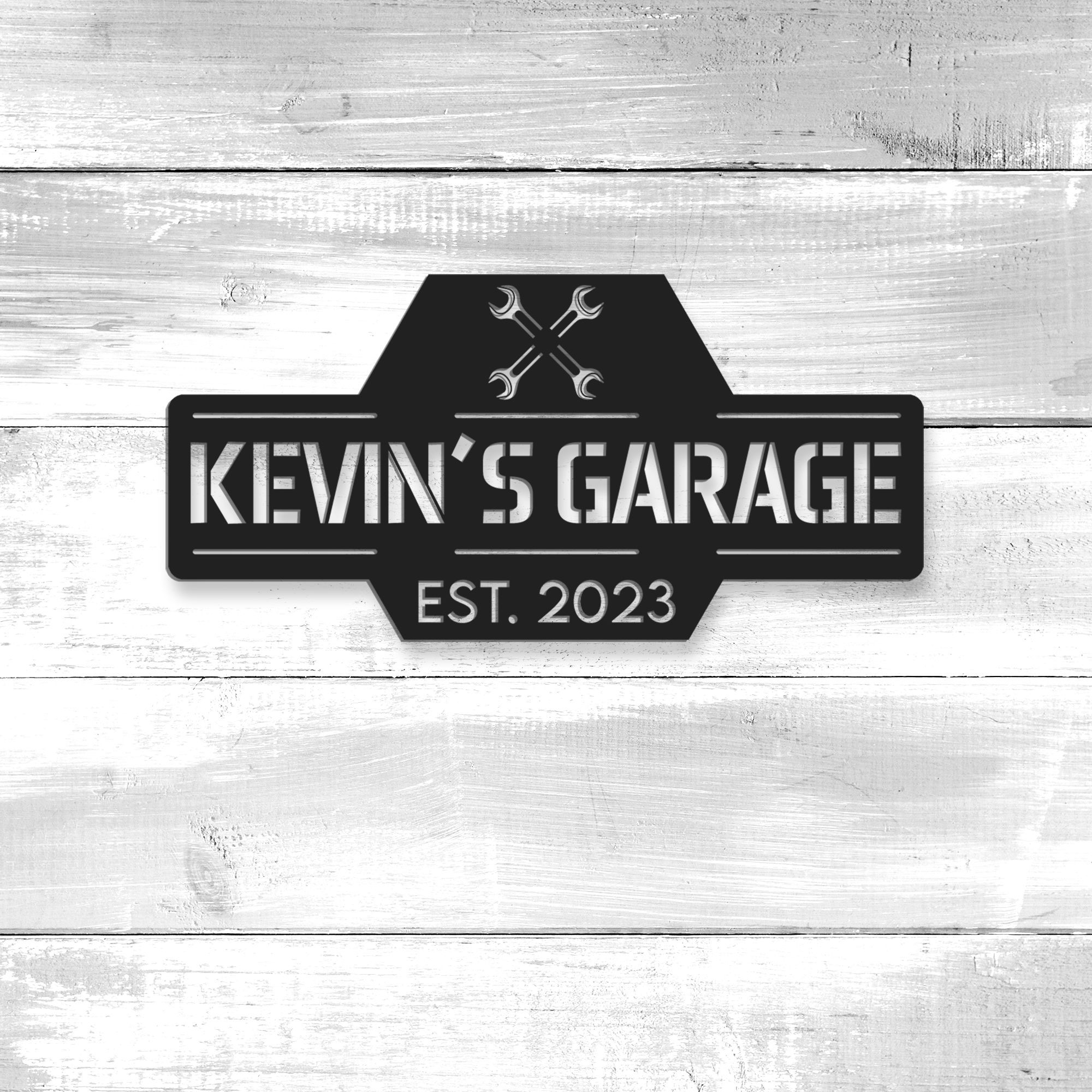 personalized metal garage sign for dad 4