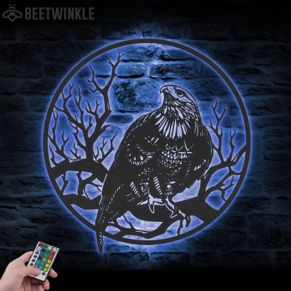 American-Eagle-Metal-Wall-Art-LED-Light-7