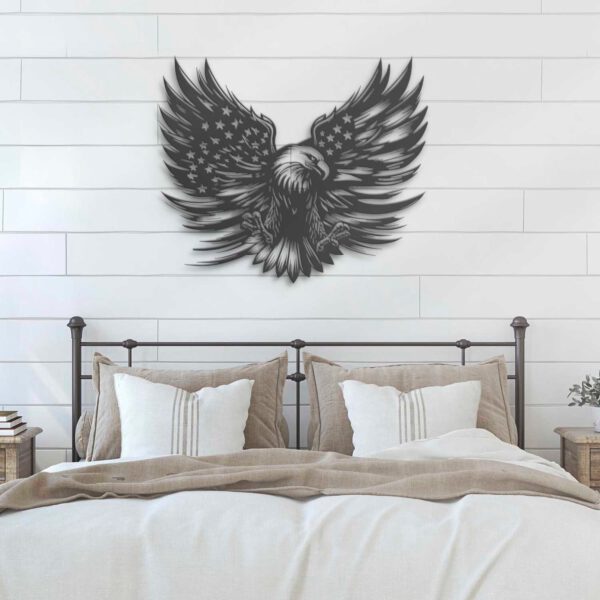 American-Eagle-US-Flag-Metal-Wall-Art-LED-Light-1