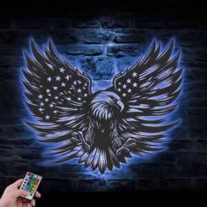 American-Eagle-US-Flag-Metal-Wall-Art-LED-Light-3-1