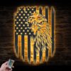 American-Eagle-US-Flag-Metal-Wall-Art-LED-Light-5