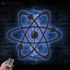 Atom-Physics-Metal-Wall-Art-LED-Light