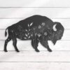 Bison-Wildflower-Farmhouse-Metal-Wall-Art-LED-Light-5