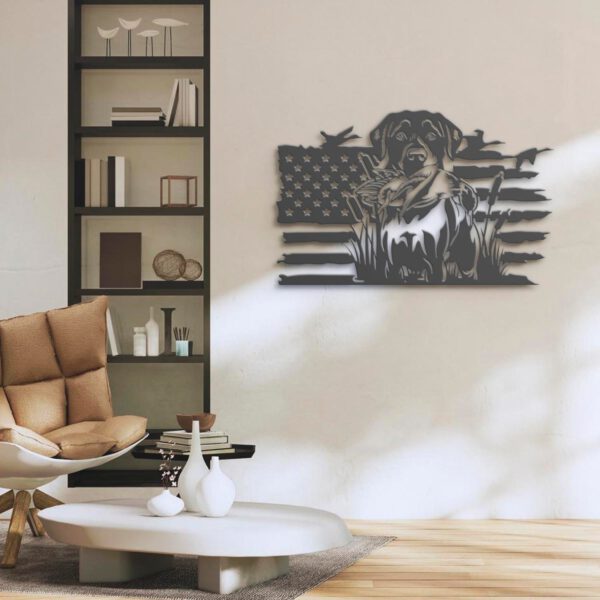 Black-Lab-Dog-Hunting-US-Flag-Metal-Wall-Art-LED-Light_1