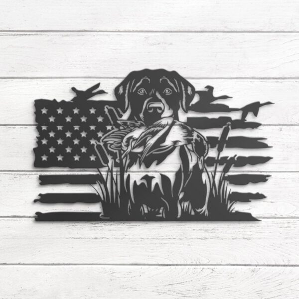 Black-Lab-Dog-Hunting-US-Flag-Metal-Wall-Art-LED-Light_3