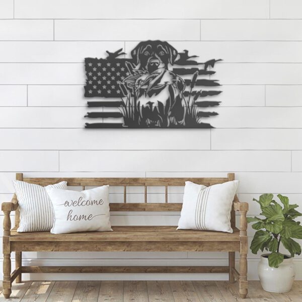 Black-Lab-Dog-Hunting-US-Flag-Metal-Wall-Art-LED-Light_7