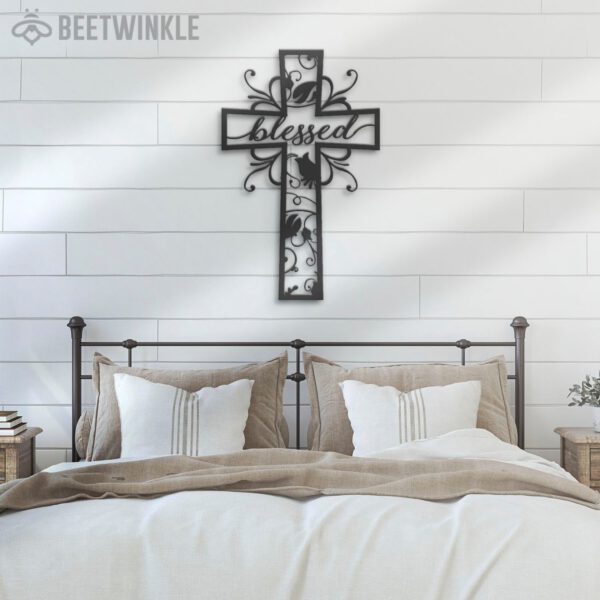 Blessed-Cross-Metal-Wall-Art-LED-Light-2