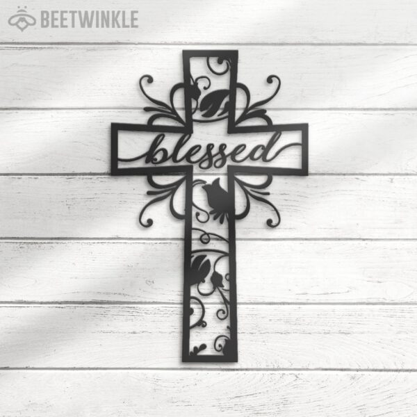 Blessed-Cross-Metal-Wall-Art-LED-Light-3