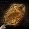 Boy-American-Football-Ball-Metal-Wall-Art-LED-Light