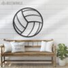 Boy-Ball-Volleyball-Metal-Wall-Art-LED-Light-4