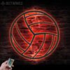 Boy-Ball-Volleyball-Metal-Wall-Art-LED-Light-6