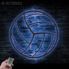 Boy-Ball-Volleyball-Metal-Wall-Art-LED-Light-7