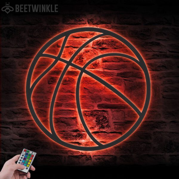 Boy-Basketball-Monogram-Metal-Wall-Art-LED-Light-5