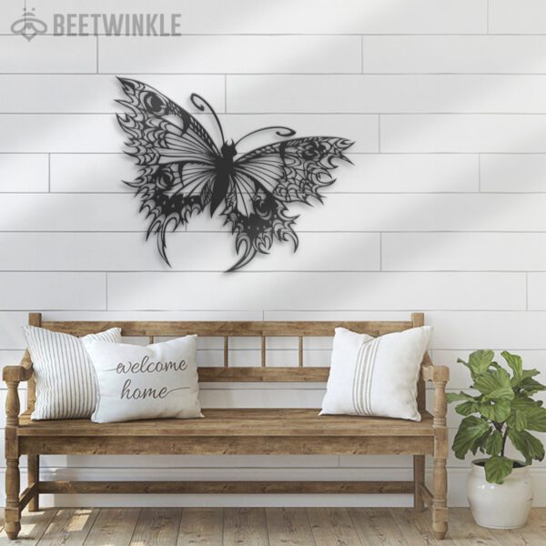 Butterfly-Metal-Wall-Art-LED-Light-2