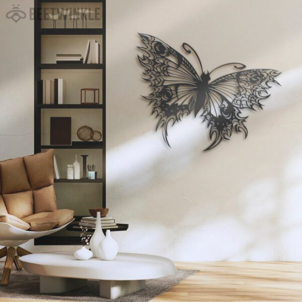 Butterfly-Metal-Wall-Art-LED-Light-6