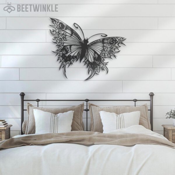 Butterfly-Metal-Wall-Art-LED-Light