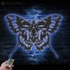 Butterfly-Skull-Metal-Wall-Art-with-LED-Light