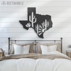 Cactuses-Desert-Texas-Map-Metal-Wall-Art-LED-Light-2