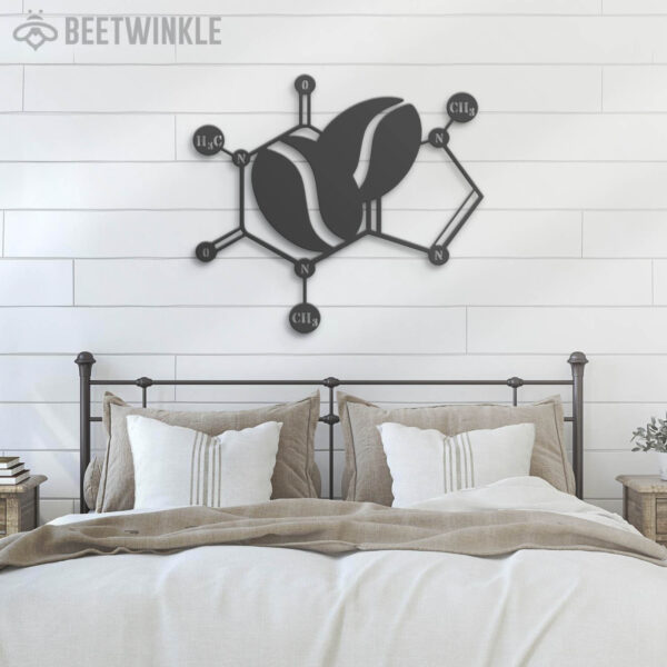 Caffeine-Molecule-Metal-Wall-Art-LED-Light-8