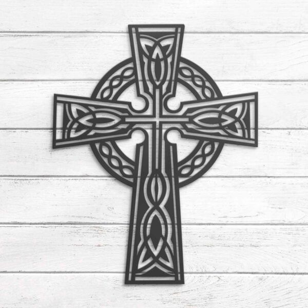 Celtic-Cross-Metal-Wall-Art-LED-Light-7