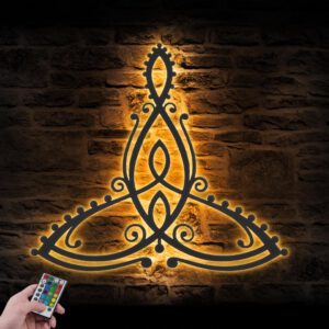 Celtic-Motherhood-Symbol-Metal-Wall-Art-LED-Light-2-5