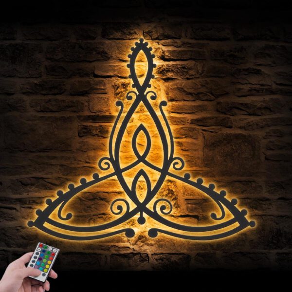 Celtic-Motherhood-Symbol-Metal-Wall-Art-LED-Light-2-5