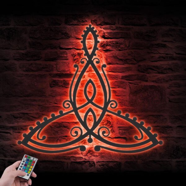 Celtic-Motherhood-Symbol-Metal-Wall-Art-LED-Light-4-5