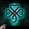 Clover-Metal-Wall-Art-LED-Light-3