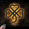 Clover-Metal-Wall-Art-LED-Light-4