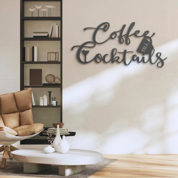 Coffee-Cocktail-Metal-Wall-Art-LED-Light-2