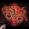 Comedy-And-Tragedy-Metal-Wall-Art-LED-Light