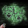 Comedy-And-Tragedy-Metal-Wall-Art-LED-Light-4