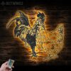 Couple-Chicken-Farmhouse-Metal-Wall-Art-LED-Light-6