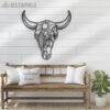 Cow-Skull-Desert-Metal-Wall-Art-LED-Light-2-1