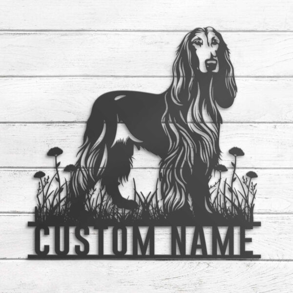 Custom-Afghan-Hound-Metal-Wall-Art-LED-Light_5