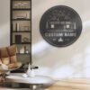 Custom-Airbnb-Shipping-Container-Cabin-Metal-Wall-Art-LED-Light-8