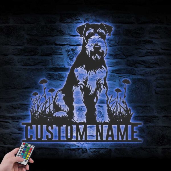 Custom-Airdale-Terrier-Metal-Wall-Art-LED-Light_3