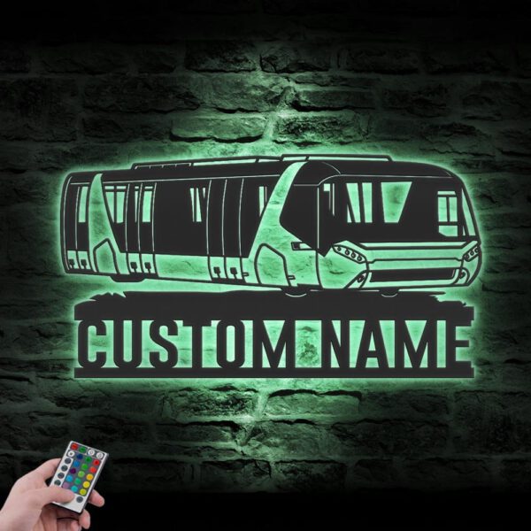 Custom-Airport-Bus-Driver-Metal-Wall-Art-LED-Light_3