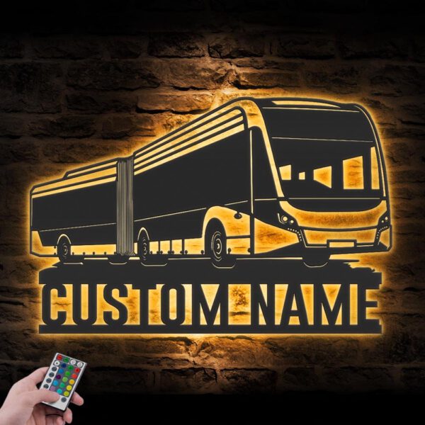 Custom-Airport-Bus-Driver-Metal-Wall-Art-LED_1