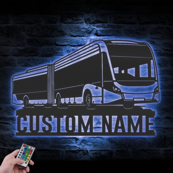 Custom-Airport-Bus-Driver-Metal-Wall-Art-LED_3