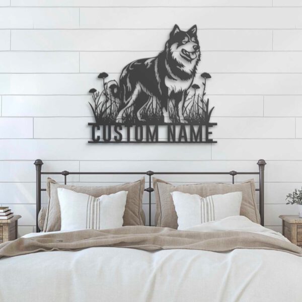 Custom-Alaskan-Malamute-Metal-Wall-Art-LED-Light_5