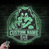 Custom-Alaskan-Malamute-Thirsty-Beer-Pub-Metal-Wall-Art-LED-Light_4