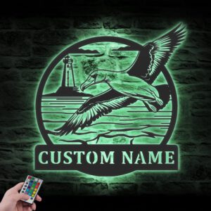 Custom-Albatross-Metal-Wall-Art-LED-Light-2