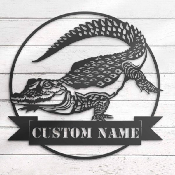 Custom-Alligator-Metal-Wall-Art-LED-Light-2