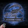 Custom-Alligator-Metal-Wall-Art-LED-Light-6