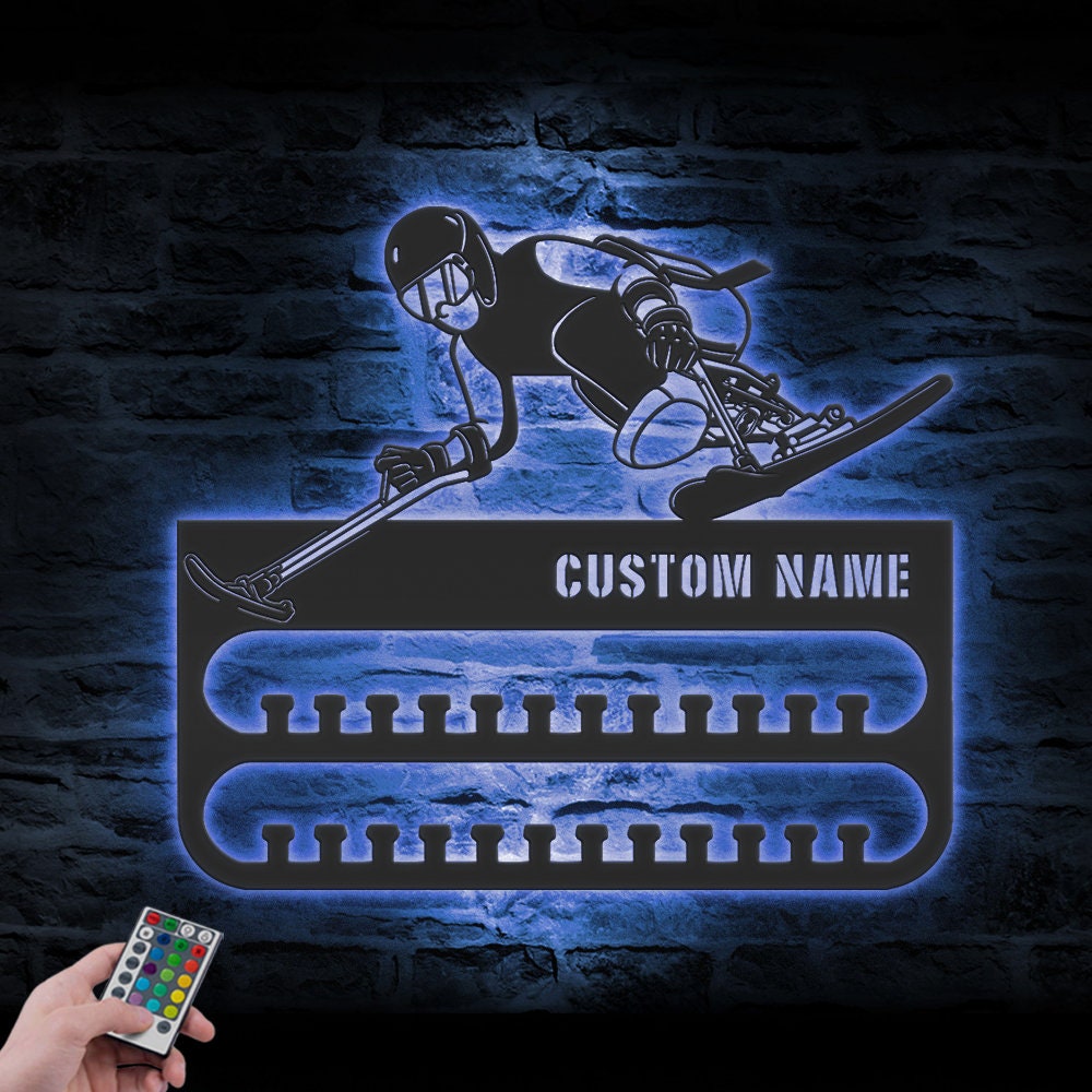 Custom-Alpine-Skiing-Medal-Hanger-With-Led-Light_4