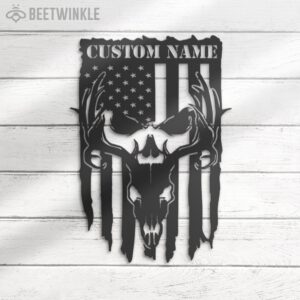 Custom-American-Deer-Hunting-Metal-Wall-Art-LED-Light-3-1