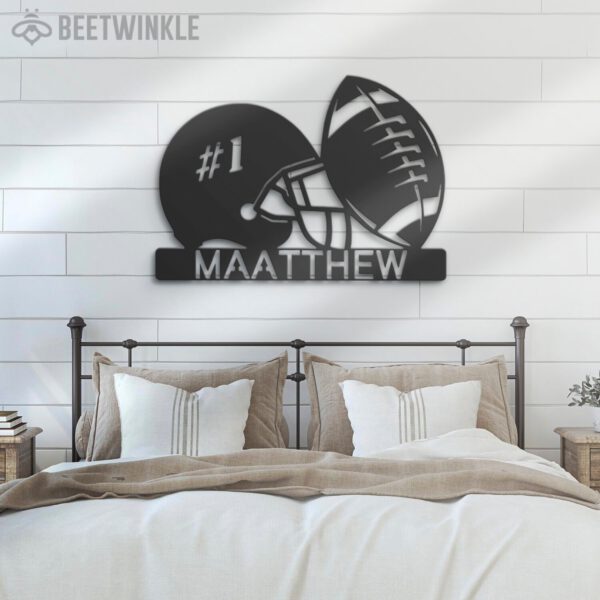 Custom-American-Football-Helmet-Metal-Wall-Art-LED-Light-5