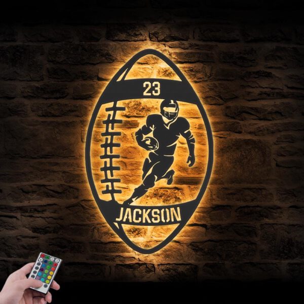 Custom-American-Football-Metal-Wall-Art-LED-Light-15